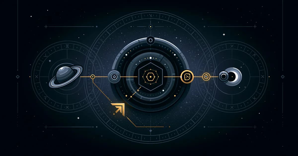Saturn, the Nodes & Karmic Connections in Synastry