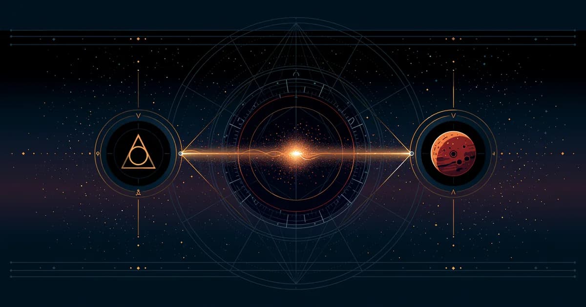 Venuše a Mars v synastrii: astrologie přitažlivosti a touhy