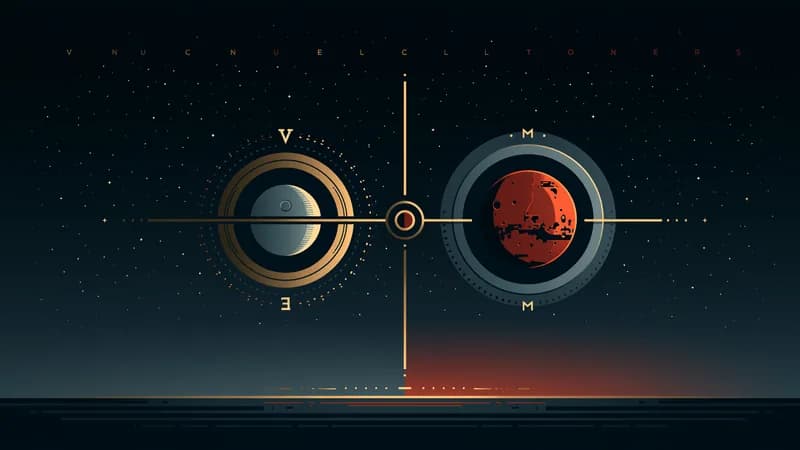 Venuše = co nás přitahuje, Mars = jak o to usilujeme